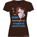 T-shirt per la Mamma meravigliosa personalizzabile marrone