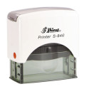 Timbro autoinchiostrante Shiny  Printer S-846 65x27 mm colore bianco
