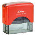 Timbro autoinchiostrante Shiny Printer S-845 70x25 mm colore rosso