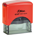 Timbro autoinchiostrante Shiny Printer Eco PET-844 58x22 mm colore rosso