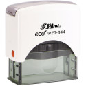 Timbro autoinchiostrante Shiny Printer Eco PET-844 58x22 mm colore bianco