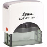 Timbro autoinchiostrante Shiny Printer Eco PET-844 58x22 mm colore bianco