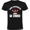 T-shirt personalizzata simpatica sono circondato da stronzi colore nero
