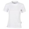 Maglietta fluorescente Firstee donna sport girocollo manica corta colore bianco