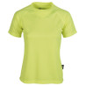Maglietta fluorescente Firstee donna sport girocollo manica corta colore verde fluorescente