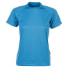 Maglietta fluorescente Firstee donna sport girocollo manica corta colore azzurro
