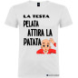 T-shirt personalizzata divertente testa pelata attira patata