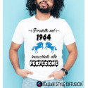 T-shirt personalizzata anno di nascita invecchiato alla perfezione