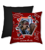 Cuscino Honey personalizzato con foto per innamorati – Regalo romantico