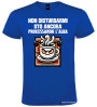 T-Shirt Personalizzata Sto Ancora Processando l'Alba con Tazza Arrabbiata colore blu royal