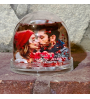 Globo con foto personalizzata Palla di neve con paillettes regalo romantico per coppia e San Valentino