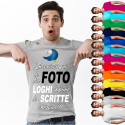 Maglietta personalizzata t-shirt personalizzata uomo donna cotone Italian Style Diffusion