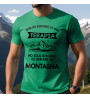 T-shirt personalizzata per amante della montagna verde
