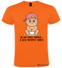 T-Shirt personalizzata Bambino Birichino "Se mi vedi fermo… è già troppo tardi" colore arancio