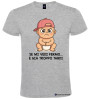 T-Shirt personalizzata Bambino Birichino "Se mi vedi fermo… è già troppo tardi" colore grigio