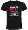 T-Shirt Bambino “Modalità Turbo Attivata – Il Disordine è il Mio Super-Potere!” Personalizzabile colore nero