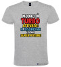 T-Shirt Bambino “Modalità Turbo Attivata – Il Disordine è il Mio Super-Potere!” Personalizzabile colore grigio