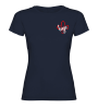 t-shirt donna scout blu navy sagomata
