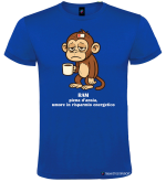 Maglietta Divertente RAM Ansia e Risparmio Energetico Uomo colore blu royal