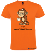 Maglietta Divertente RAM Ansia e Risparmio Energetico Uomo colore arancio