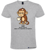 Maglietta Divertente RAM Ansia e Risparmio Energetico Uomo colore grigio