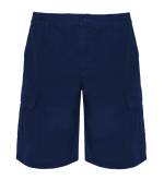pantaloncini con tasconi personalizzati blu navy