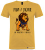 t-shirt unisex veneta gialla con leone di san marco