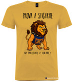 t-shirt unisex veneta gialla con leone di san marco