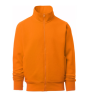 Felpa Uomo Payper ALABAMA con zip intera personalizzata arancio