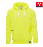 Felpa Uomo Payper ATLANTA+ FLUO – Cappuccio, Manica Raglan e Stampa Personalizzabile
