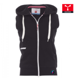 Felpa Senza Maniche Donna Payper BOXER+ LADY zip intera personalizzabile