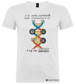 Maglietta La Velocità è nel Mio DNA – Passione Motori e Racing by Italian Style Diffusion® colore bianco