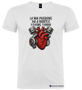 Maglietta La Mia Passione Ha 4 Ruote e 1 Cuore Turbo – Auto e Motori by Italian Style Diffusion® colore bianco