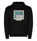 Felpa unisex “Caricamento della vita” Windows 95 – Italian Style Diffusion® nero