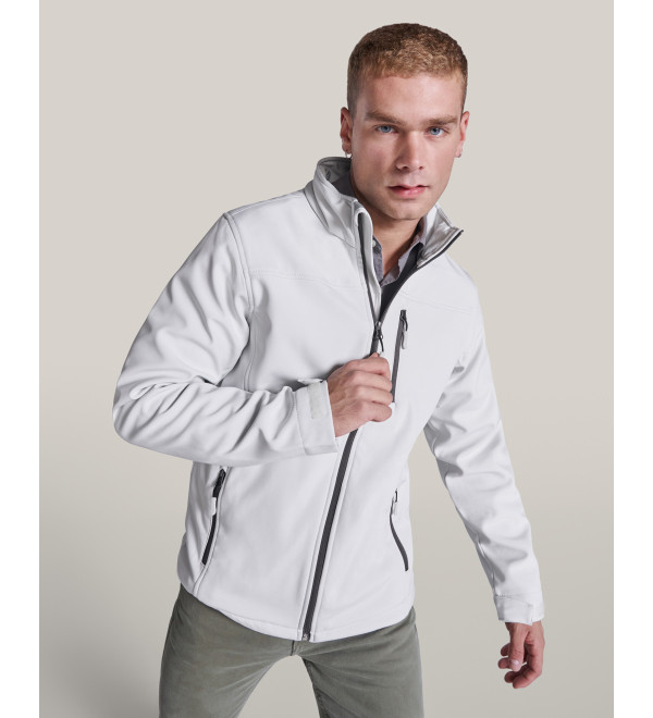 Giacca soft shell doppio strato personalizzabile uomo