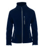 Giacca tecnica personalizzata soft shell donna blu navy