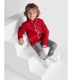 Giacca soft shell doppio strato personalizzabile bambino