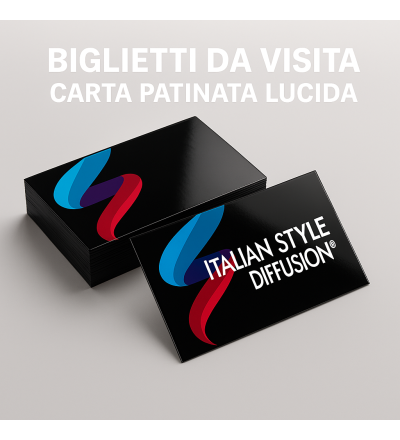Biglietti da visita standard carta lucida