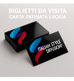 Biglietti da visita standard carta lucida
