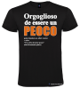 Maglietta Orgoglioso de essere un Peoco – Dialetto veneto – Italian Style Diffusion® colore nero