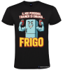 Maglietta Il mio personal trainer si chiama Frigo – Maglietta divertente – Italian Style Diffusion® nero