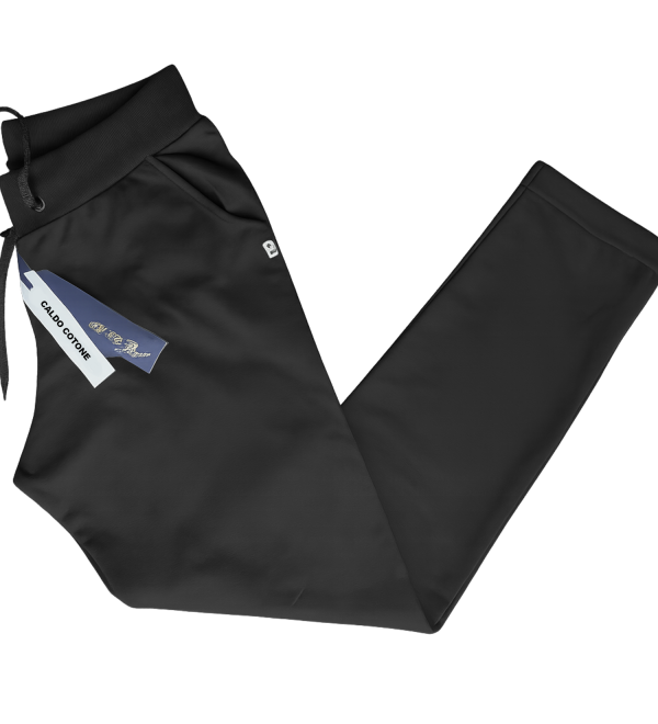 Pantaloni Donna in Caldo Cotone Felpato – S fino 3XL b.f. style nero