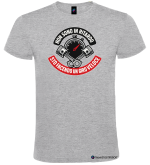 Maglietta Non sono in ritardo sto facendo un giro veloce – Auto e motori – Italian Style Diffusion® grigio