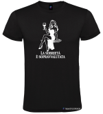 Maglietta La sobrietà è sopravvalutata – Divertente Donna – Italian Style Diffusion® nero
