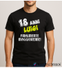 Maglietta 18 anni personalizzata con nome – Finalmente maggiorenne! – Italian Style Diffusion®