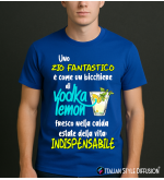 Maglietta divertente Zio Fantastico – Vodka Lemon – Regalo per Zio – Italian Style Diffusion®