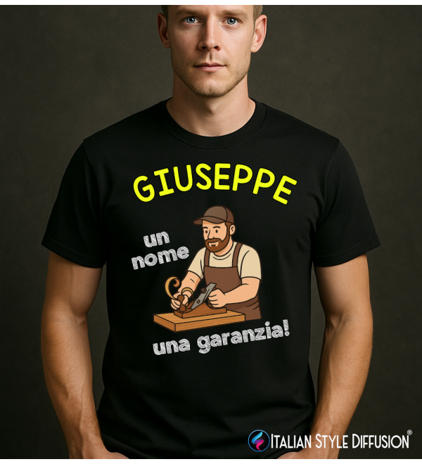 Maglietta Falegname Personalizzabile – Un Nome, Una Garanzia! – Italian Style Diffusion®