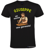 Maglietta Falegname Personalizzabile – Un Nome, Una Garanzia! – Italian Style Diffusion® nero