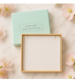 Scatolina porta gioielli con cuscinetto personalizzato e dedica “Con tutto il mio amore”