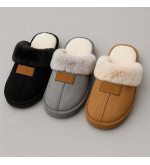 Ciabatte invernali con pelliccia – pantofole pelose da donna calde e morbide